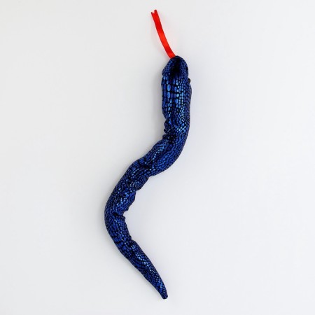 Soft toy "Snake" shiny, 32 cm, color mix-4