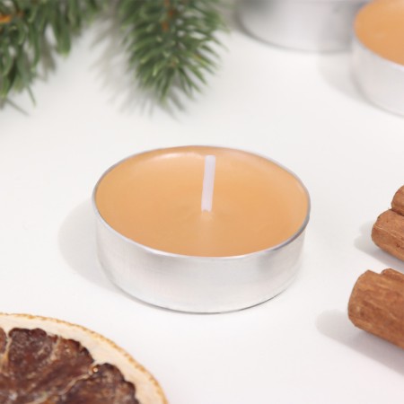 A set of tea candles of aromatic "cinnamon", 6 pcs-2