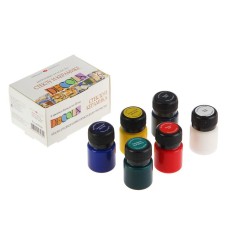 Set of colors on glass and ceramics Decola, 6 colors x 20 ml, 4041026