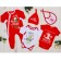 Baby cap I am "My first New Year", red, size 48