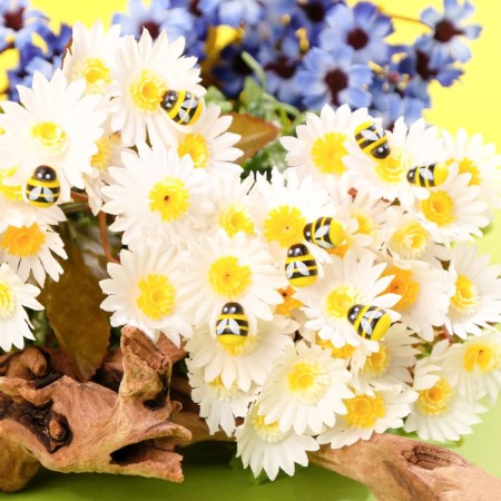 Floristic "bees", 30 pcs., 12 x 9 mm