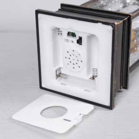 LED figure "Lantern with the Snow Maiden" 10 × 27 × 10 cm, plastic, AAX3 batteries (not in the kit), USB, glow warm white-2