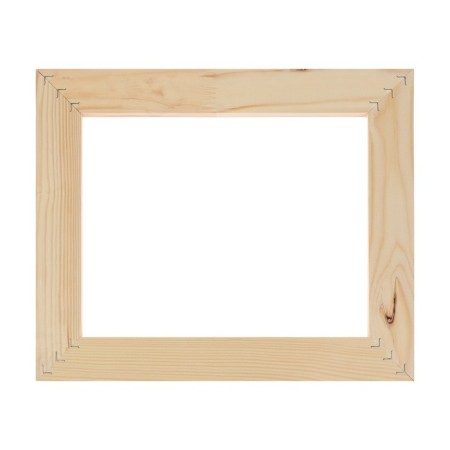 Piece for canvas Calligrata, 1.8 x 25 x 30 cm, frame width 36 mm, pine-1