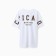 T-shirt female, white color, size One size (42-46)