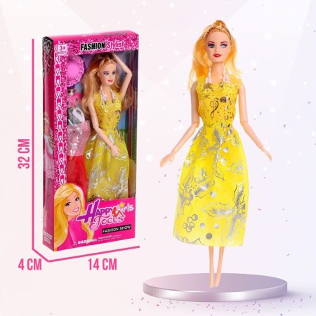 Sharnic model "Olya" with a set of dresses, with an accessory, mix-4