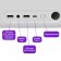 KITFORT-BUDING KT-3702, electronic, wireless charging, column, from battery, white