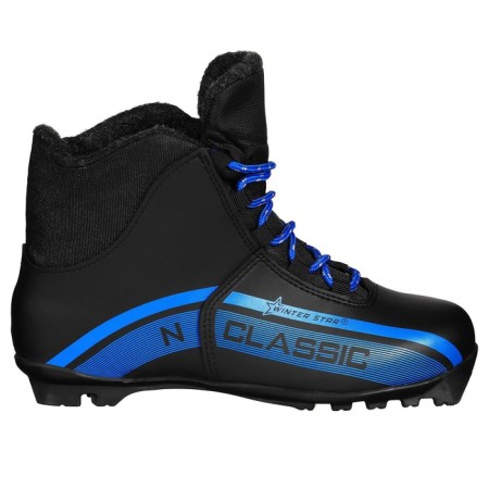 Ski boots Winter Star Classic, NNN, p. 43, the color is black, the logo is blue-5