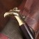 Spoon for shoes "eagle" wood, brass 50x5.5x2.5 cm