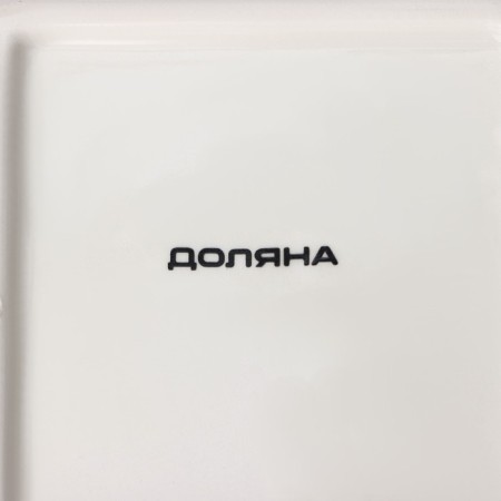 Serving shares "Christmas snowman", 15 × 15 cm, white color-3