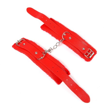 Assessor for the carnival-handcuffs, the color is red-6