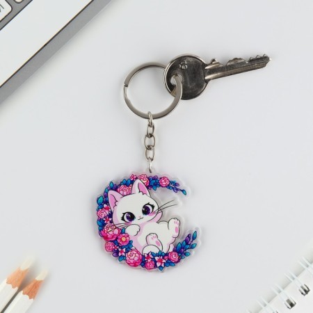Key keychain 2 pcs "cats"-4