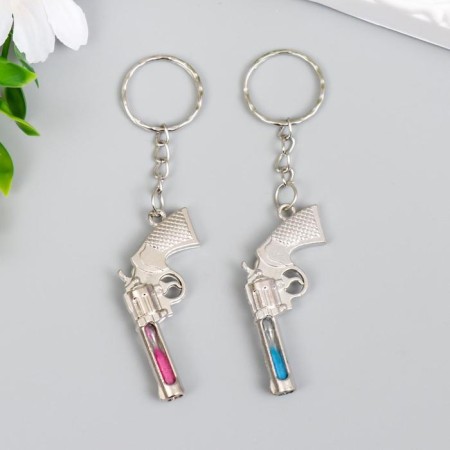 Trick Metal "Pistol with sand clock" MIX 5x2 cm
