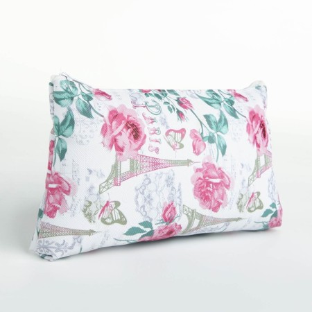 Cosmetic bag with lightning, white/multi -colored color