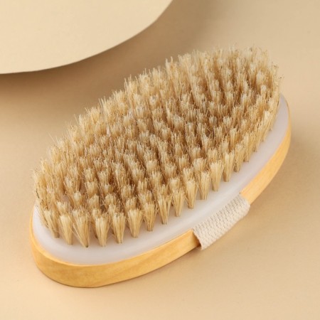 Dry massage brush "Time to Relax", 12 x 7 cm-2