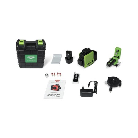 Laser Laser AMO LN 3D-360 Green, 20 m, 2 rays, 635 HM, grade 2, 360 °-5