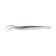 Antimagnetic bison tweezers, professional, curved, precision, 160 mm