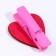 Pink clothespins with red hearts, 3.5 cm, set 6 pcs.