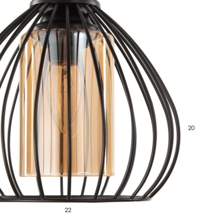Lamp Bayerlux 2088/3bk E27 40W Black-4