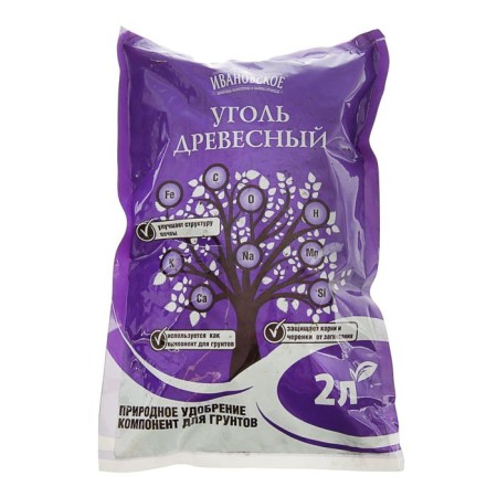 Wood coal "Ivanovo", 2 l