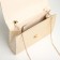 Female bag on a magnet, gold color