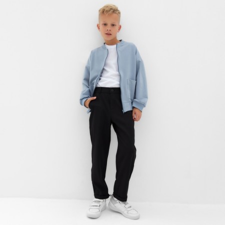 Pants for the boy Minaku: School Collection, Black Color, Height 158 ​​cm-4