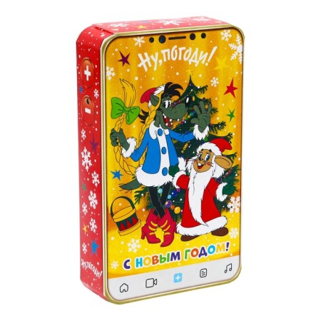 "Telephone - well, minute" (red) 400 gr. New Year's gift set No. 255