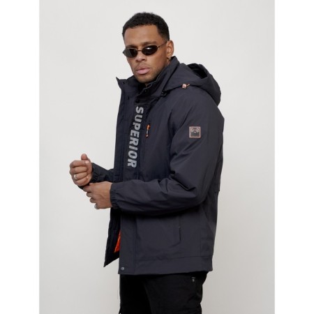 Sports male jacket, size 56, dark blue color-5
