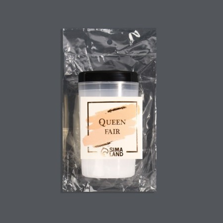 A capacity for cleaning and storing brushes, with holders and a lid, 200 ml, the color is transparent/black-5
