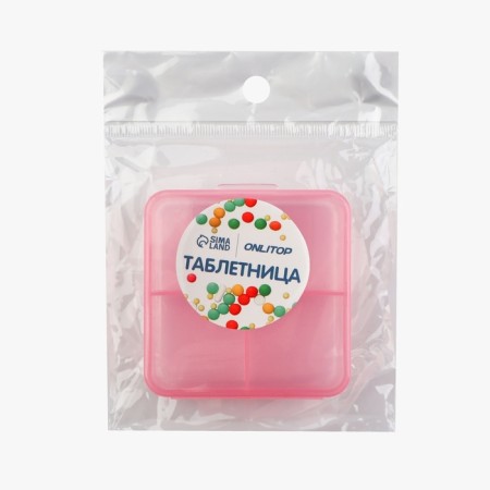Tabertik 4 Seektz 6.5*6.5*2.5cm square Pink bag nakl OT-3