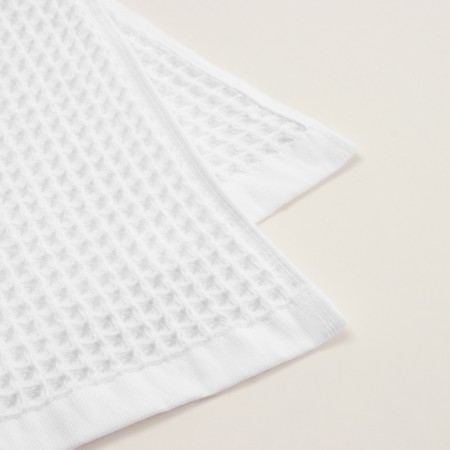 Waffle towel SL Home: Basic "Blanc de Blanc" 90x150 cm, 100% cotton, 340 g/m2-3