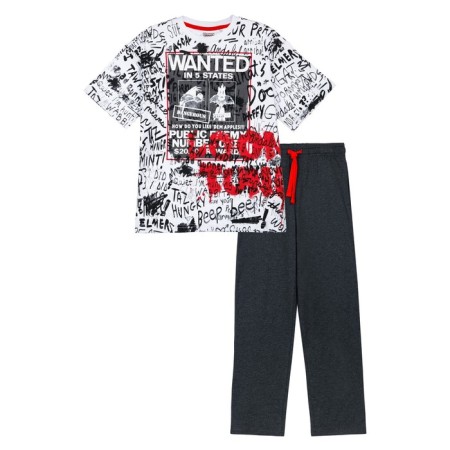 Pajama for the boy PlayTode: T -shirt and trousers, height 134 cm-3