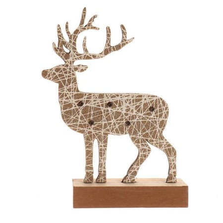 New Year's decor with backlight "New Year's Deer" 11 × 5 × 19 cm-5