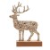 New Year's decor with backlight "New Year's Deer" 11 × 5 × 19 cm