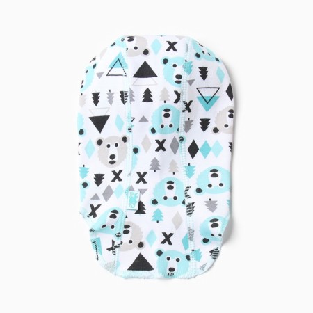 CHILD-SHOM CHILDREN, White Color/Bear, size 38-40-2
