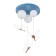 Chase "Butterflies" 3he27 40w LED Blue 40x40x60cm