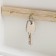 Keywood tree 6 hooks "grid-triangle" white 19.5x5x26 cm