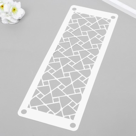 Stencil-border "Geometry" 11x32 cm-1