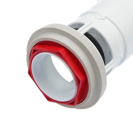 Reinforcement for flush tanks "Any Plast" WC4050 Economy, with a lateral eyeliner 1/2 ", white stem-1
