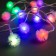 Garland "thread" 3 m with nozzles "Hedgehogs", IP20, transparent thread, 20 LED, glow of multi, AAH3