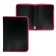 Plastic folder A4, 325 x 230 x 25 mm, lightning around, calligrata "office", PM-A4-11, 0.5 mm, color, texture "Sand", Black black/raspberry