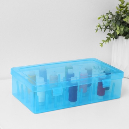 Organizer for storing threads, 42 departments, 23.5 × 13.5 × 6.5 cm, color mix-4