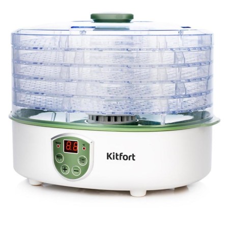 Vegetable dryer KitFort KT-1902, 250 watts, 5 tiers, white-1