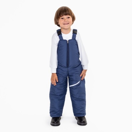 Semi-combinezone children, dark blue color, height 92-98 cm