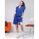 Women's suit with shorts, size 54, cornflower color