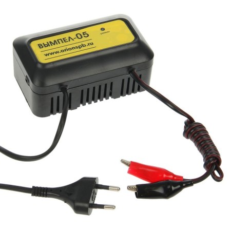 Vimpel-05 battery charger, automatic, 1.2 a, 12 V, for all types of batteries