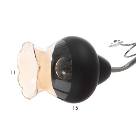 Avtal chandelier 2he27 40W black-chromium 53x20x23 cm Bayerlux-5