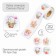 Stick Paper "Light Easter" d = 3.8 cm 252 pcs in the roll