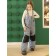 Semi -combinezone children, height 110 cm, gray color