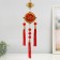 Plastic suspension, textile "Buben - Happiness" 13x57 cm