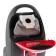 Vacuum cleaner Panasonic MC-CJ915R, bag, 2100 watts, 6 l, cord 5 m, red